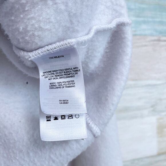 Columbia Benton Springs Fleece Jacket White Full Zip Pockets Womens Small - Picture 6 of 7